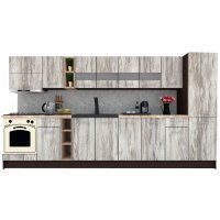 Bucatarie MARINA NEW 370 A Wenge / Decor K084